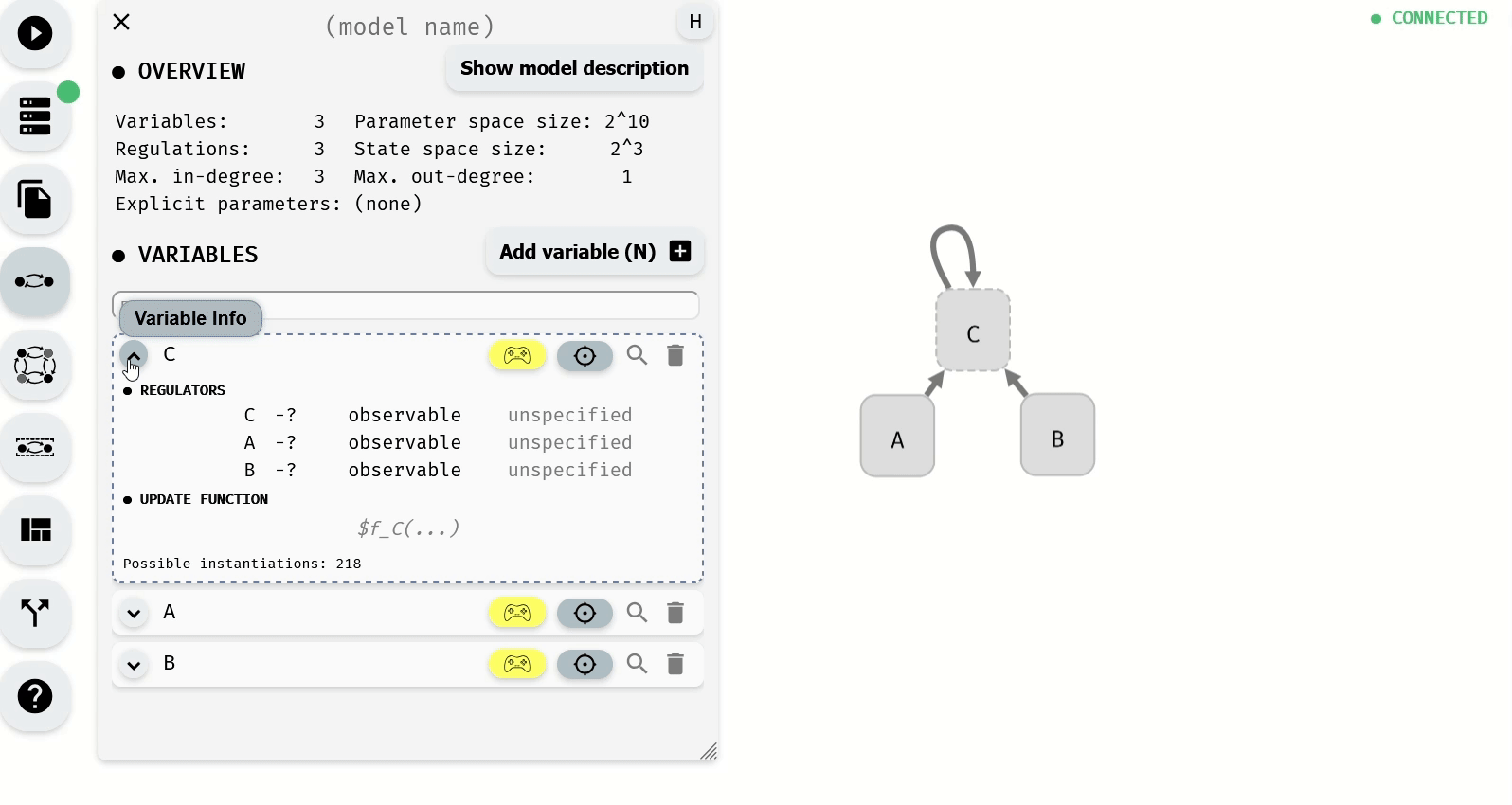 Toggle observability